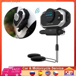 Vimoto V8 Motorbike BT Interphone Motorcycle Bluetooth Helmet Intercom Stereo Headset GPS 2 Way Radios Q230830