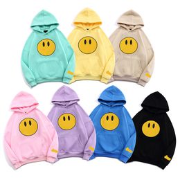 New Mens and Womens Hoodie Fashion Streetwear Smiley Face Sweater Casual Trend Drew Sweatshirts