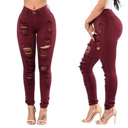 Women's Jeans Summer Thin Casual Tight-fitting Stretch Red Envelope Black Trousers Ladies Women 2023