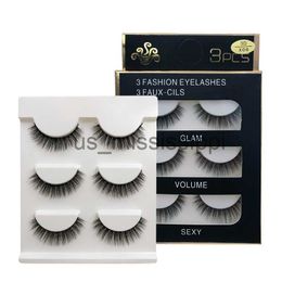 False Eyelashes MEISHENJIE 3 Pairs natural false eyelashes thick make ups 3d mink lashes soft eyelash extension fake eyelash long mink eyelashes x0830