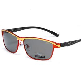 Fashion Audi top sunglasses Men's High Definition Polarised Sunglasses Toad Driving Glasses Tide 551 with logo and box