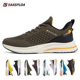 Dress Shoes Baasploa Lightweight Running For Men 2023 Men s Designer Mesh Casual Sneakers Lace Up Male Outdoor Sports Tennis Shoe 230829