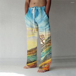 Men's Pants 2023 Selling Summer Beach 3D Print Graffiti Clothing Hawaiian Fashion Casual