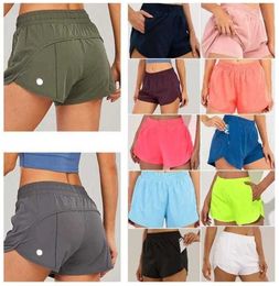 Womens Yoga Outfits High Waist Shorts Exercise Short Camp Pants Fitness Wear Girls Running Elastic Adult Sportswear breathable Quick drying jeans