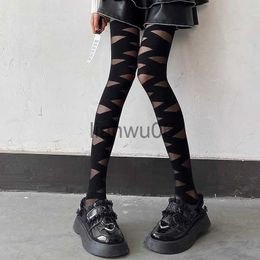 Others Apparel Lolita Tights Rompers Women Thin Black Zebra Pattern Stockings Sexy Fleshy Fishnet Stockings Women Tights Socks Pantyhose J230830