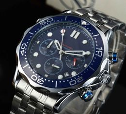 New Hot Wristwatch Retro Three Eye DialMen Watch Designer Luxury Formal Wear Men Watch Quartz Movement Collection Of All Styles