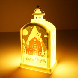 Nowy sublimacja Memorial Acryl Lantern Candle z świecami LED i akcesoria łańcuchowe Świece Antique Lantern