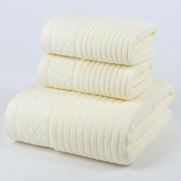 Towel Drop Arrival Cotton Bath Set 1pc And 2pcs Face Soft Absorbent 3pcs