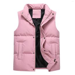 Men's Vests Lovers Wear Casual And Women's Cotton Vest Autumn Winter Coat Students Mens Hiking Jacket Down