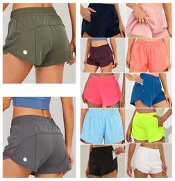 Brand Womens Yoga align Outfits High Waist Shorts Exercise Short Pants women Fitness Wear Girls Running Elastic Adult designer jeans