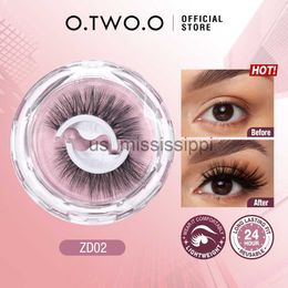 False Eyelashes OTWOO Self Adhesive False Eyelashes Reusable Individual Lashes Long Thick Volume Eyelashes No Need Glue Eyelash Extension x0830