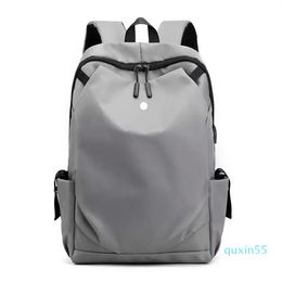 Backpacks Laptop travel Outdoor Waterproof Sports Bags Teenager School Black Grey