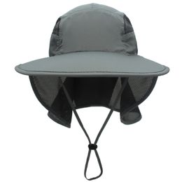 Wide Brim Hats Bucket Hats Outfly Summer Sun Hat Men Women Multi-Functional UV Wide-Brimmed Fisherman Hat Women Neck Protection Riding Hunting Hat 230830