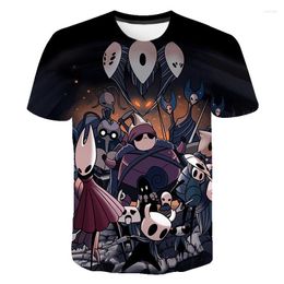 Men's T Shirts Summer Boy Girl Kids Hollow Knight Fashion Men Women Children 3D Printed Shirt Short Sleeve Casual Cool Tops Tee