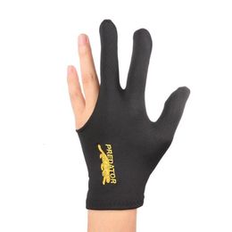 Mittens Snooker Billiard Glove EmbroideryBillard Gloves Left Hand Three Finger Smooth Biliardo Guanti Accessories Fingerless Gloves 230830
