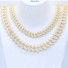 2023 Wholesale Iced Out Link Chain Jewellery Necklace Cuban China Packing Necklaces Quality 925 Sterling Silver Hiphop 2~3 Days