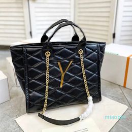 2023-NEW Diamond Totes Bag Lattice Women Designer Luxurys Handbags Leather Shoulder Large Shopping bags purse
