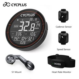 Bike Computers CYCPLUS M2 Wireless GPS Bicycle Computer ANT Bluetooth Cycling Road Bike MTB Waterproof Speed Meter Cadence Power Accessories 230829