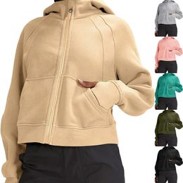 Men s Hoodies Sweatshirts solid Colour hooded cardigan pocket long zipper sweatshirt sweater women 230829