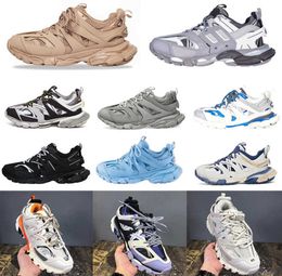 Running Shoes 2022 Casual Shoes Triple S Track 3.0 Sneakers Transparent Nitrogen Crystal Outsole Running Shoes Mens Womens Trainers Black White Green fashion