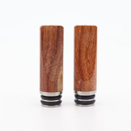 1Pcs 510 Drip Tip Machines Stainless Steel Wood Accessory Straw Joint