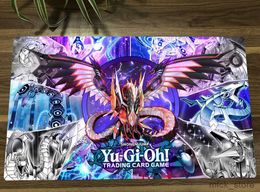 Mouse Pads Wrist Rests YuGiOh Cyber Dragon TCG CCG Playmat Trading Card Game Mat Table Desk Gaming Play Mat Rubber Mousepad Mouse Pad 60x35cm R230830