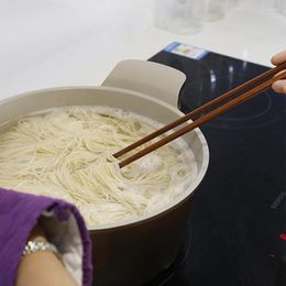 Chopsticks Tableware Wood 1 Pair 42cm Cooking Frying Pot Japanese Style Kitchen Lengthened Public