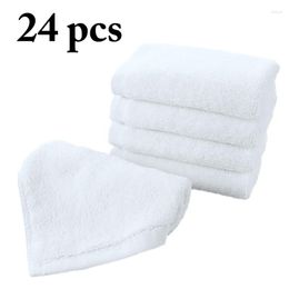 Towel 24PCS High Quality White Cotton Baby Washcloth Soft Water Absorbent Face Home Textile Products