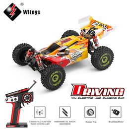 Electric RC Car WLtoys 144010 75KM H 2 4G RC Brushless 4WD Electric High Speed Off Road Remote Control Drift Toys for Children Racing 230829