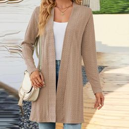 Women's Jackets Women Casual Clothes Breathable Soft Coats For Spring Fall Loose Fit Solid Color Long Sleeve With Twisted