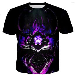 Men's T Shirts Anime Manga Solo Levelling 3D Print T-Shirts Men Women Fashion Streetwear Oversized Short Sleeve Shirt Kids Tees Tops Clothing