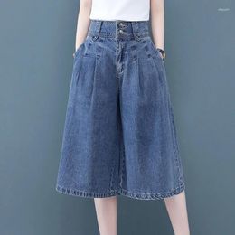 Women's Shorts In Pants And Capris Denim Trousers Jeans Woman Harajuku Fashion Baggy Jean Y2k Streetwear Womens Clothing Urban Pant