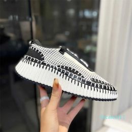 Women Shoe Sneakers Casual Shoes Designer Pattern Canvas Rainbow Trainers Running Sports Shoe Recycled Mesh Fabric