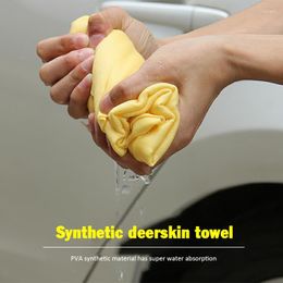 Towel Synthetic Chamois Leather Absorb Car Washing Wipe Cloth Brand Microfiber High Absorbent Wipes Hair Dry