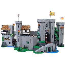 Vehicle Toys Aug 10305 King Knights Mediaeval Castle Model Building Blocks Assembly Bricks Set for Children Gift Christmas 230830