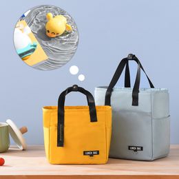 Ice PacksIsothermic Bags Insulated Lunch Box Thermal Bag Large Capacity Work Food Delivery Storage Container for Women Cooler Tote Travel Picnic Pouch 230830