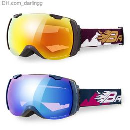 Ski Goggles Sport Woman Glasses Winter Men Motorcycle Mask Mountain Female Snowboard Anti-fog Double Lens Man Skiing Eyewear Q230903