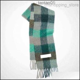 Scarves Men Women General Style Cashmere Scarf Blanket Colorf Plaid Tzitzit Imitation 220107 Drop Delivery Fashion Ac Dhmht 53dur39ma