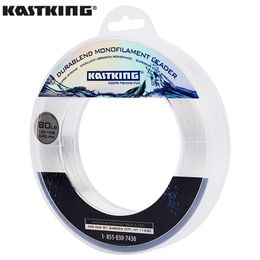 Braid Line KastKing DuraBlend White Monofilament Wire Super Strong Nylon Fishing Line 20LB-200LB with Low Stretch and Memory 110M120Yds 230830