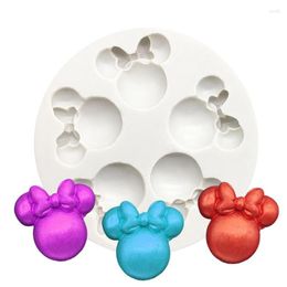 Baking Moulds Bow Bowknot Mouse Silicone Cake Mold Sugarcraft Cupcake Fondant Decorating Tools