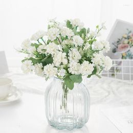 Decorative Flowers 1 Pc Hydrangea Bouquet Artificial For Home Floral Arrangement Christmas Wreath Accessory Wedding Outdoor Arch Decoration