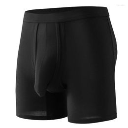 Underpants Men's Boxers Underwear Panties Man Breathable Pouch Long Leg Male Boxershorts M-2XL Size