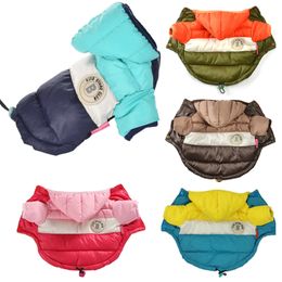 Dog Apparel Autumn Winter Pet Clothes For Dogs Waterproof Hooded Dog Coat Jacket Warm Puppy Pet Clothing Chihuahua French Bulldog Clothes 230830