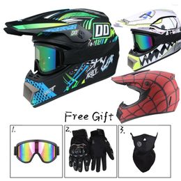 Motorcycle Helmets Safety Motocross Helmet Bike Downhill Ability ATV Cross For Children Point Abs 1KG Both Men And Wome