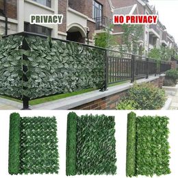 Decorative Flowers & Wreaths Artificial Leaf Fence Panel Green Wall Privacy Protect Screen Ivy Outdoor Garden Simulation Courtyard237h