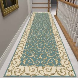 Carpets Nordic Style Living Room Hall Carpet Long Hallway Corridor Rugs Kitchen Mat Flannel Anti-slip Doormat National Bedroom Area Rug 230830