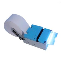 Kiosk Ticket 80mm/3inch Thermal Printer Integrated With Paper Retraction Presenter Auto Cutter LED Snout And Large Holder