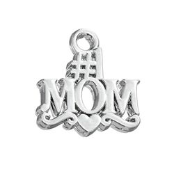 Charms New Fashion Easy To Diy 30Pcs 1 Mom For Love Mother Jewellery Making Fit Necklace Or Bracelet Drop Delivery Findings Components Dhl73