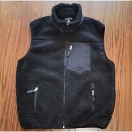 Designer Vests Parkas S Jackets Lamb Fleece Vest for Men and Womens Outerwear Fleece Jacket Thick Warm Down Couple Coats Loose674
