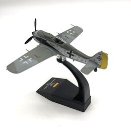 Aircraft Modle Metal 1 72 Germany Focke-Wulf Fw190A-8 Fighter Diecast Plane Aircraft Model Collection Nsmodel 230830